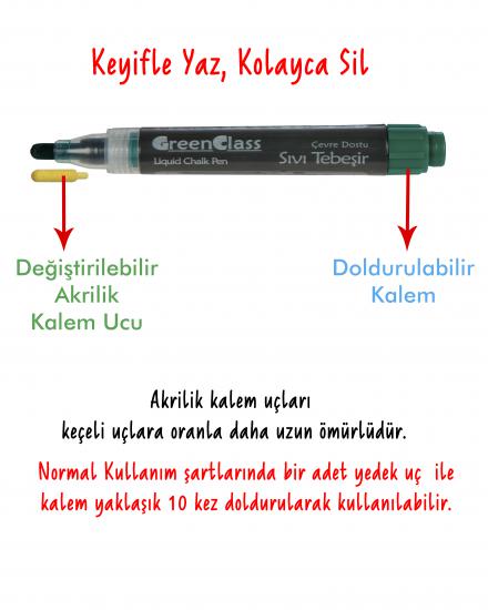 Doldurulabilie Tahta kalemi Seti