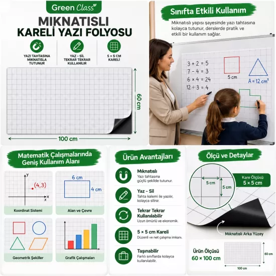 MIKNATISLI KARELİ YAZI  FOLYOSU